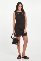 Sukienka mini Pesi MAX MARA BEACHWEAR. Sukienki damskie Max Mara Beachwear, bez wzorów, bez ramiączek. Za 1,199.00 zł.