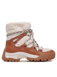 Clarks Botki Althike Up Wp 261734084 Beżowy. Brązowe botki damskie Clarks, z materiału, bez obcasa, na płaskiej podeszwie, bez zapięcia. Za 639.99 zł.
