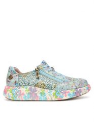 Laura Vita Sneakersy Nikito 57 Granatowy. Niebieskie obuwie sportowe damskie LAURA VITA, ze skóry, bez zapięcia. Za 529.99 zł.