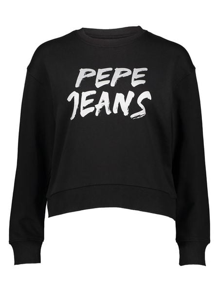 Pepe Jeans Sweter w kolorze czarnym rozmiar: M. Czarne swetry klasyczne damskie Pepe Jeans, m, z bawełny, bez kołnierzyka. Za 176.08 zł.