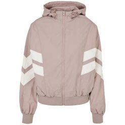 Bluza damska z kapturem Urban Classics crinkle batwing (Duże rozmiary). Białe bluzy damskie Urban Classics, na lato, xl, bez wzorów, z meshu, z kapturem. Za 246.20 zł.