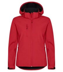 Clique Damska Kurtka Softshell z Kapturem 3-warstwowa z recyklingu – Red. Czerwone kurtki damskie CLIQUE, l, bez wzorów, z softshellu, z kapturem. Za 304.63 zł.