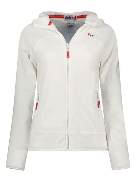 Canadian Peak Kurtka polarowa "Upaloodeak" w kolorze białym rozmiar: XXL. Białe kurtki damskie Canadian Peak, xxl, bez wzorów, z materiału, bez kaptura. Za 87.40 zł.