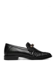 U.S. Polo Assn. Lordsy EO-LUFI001W/GL1 Czarny. Czarne półbuty damskie U.S. Polo Assn., bez wzorów, ze skóry, bez obcasa, bez zapięcia. Za 349.99 zł.