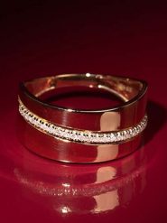 DIAMOND & CO Złoty pierścionek "Madison" z diamentami rozmiar: 54. Żółte pierścionki damskie Diamond & Co, z diamentem, złote. Za 1,526.60 zł.