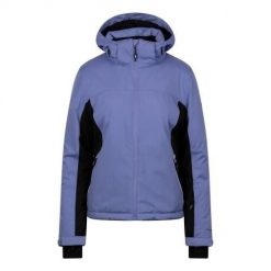 Kurtka Narciarska Damska Doris. Niebieskie kurtki sportowe damskie Trespass, l, bez wzorów, z materiału, z kapturem. Za 924.99 zł.