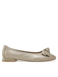 Caprice Baleriny 9-22105-42 Szary. Szare balerinki damskie Caprice, bez wzorów, ze skóry. Za 303.99 zł.
