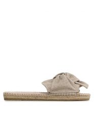 Manebi Espadryle Oragnic Hemp Sandals With Knnot O 7.1 JK Beżowy. Brązowe espadryle damskie Manebi, bez wzorów, z materiału, bez obcasa. Za 589.99 zł.