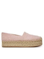 MICHAEL Michael Kors Espadryle Lynn 40S5LYFP3D Różowy. Czerwone espadryle damskie MICHAEL Michael Kors, bez wzorów, z materiału, bez obcasa. Za 679.99 zł.