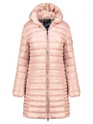 Geographical Norway Płaszcz pikowany "Annecy" w kolorze jasnoróżowym rozmiar: XXL. Różowe płaszcze damskie Geographical Norway, xxl, bez wzorów, bez kaptura. Za 166.88 zł.