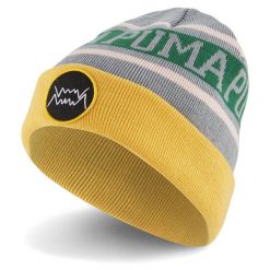 Puma Czapka Basketball Classic 02357002. Żółte czapki damskie Puma, na zimę, bez wzorów, z poliesteru. Za 64.99 zł.