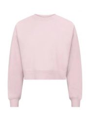 Clique Miami Cropped Krótka bluza z bawełny i poliestru z recyklingu. Czerwone bluzy damskie CLIQUE, xl, bez wzorów, z bawełny, bez kaptura. Za 158.26 zł.