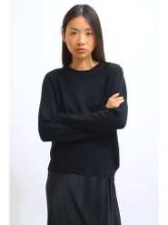 AUTHENTIC CASHMERE Kaszmirowy sweter "Sylor" w kolorze czarnym rozmiar: M. Czarne swetry klasyczne damskie AUTHENTIC CASHMERE, m, z kaszmiru, bez kołnierzyka. Za 422.05 zł.