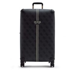 Walizka średnia Guess. Czarne walizki Guess, z aplikacjami, średnie. Za 709.99 zł.