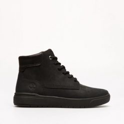 Sneakersy damskie Timberland SENECA BAY 6IN SIDE ZIP. Czarne obuwie sportowe damskie Timberland, bez zapięcia, trekkingowe. Za 341.99 zł.