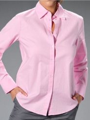 Bawełniana koszula regular fit - różowy. Czerwone koszule damskie Sinsay, l, bez wzorów, z bawełny, bez kołnierzyka, bez ramiączek. Za 49.99 zł.