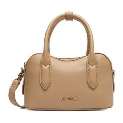 Torebka Eva Minge. Brązowe kuferki damskie Eva Minge, bez wzorów, bez dodatków. Za 199.99 zł.