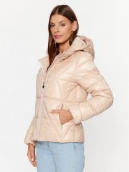 EA7 Emporio Armani Kurtka zimowa 6RTB10 TN5LZ 0708 Różowy Regular Fit. Czerwone kurtki damskie EA7 Emporio Armani, na zimę, xl, bez wzorów, z syntetyku, bez kaptura. Za 889.99 zł.