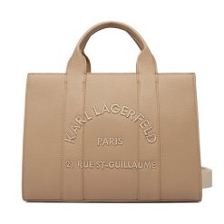 Torebka KARL LAGERFELD. Brązowe torebki klasyczne damskie KARL LAGERFELD, bez dodatków. Za 849.99 zł.