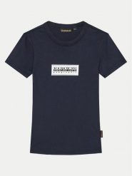 Napapijri T-Shirt Chamois NP0A4HYL M Granatowy Regular Fit. Niebieskie t-shirty i koszulki chłopięce Napapijri, bez wzorów, z bawełny, bez kołnierzyka, bez ramiączek. Za 89.99 zł.