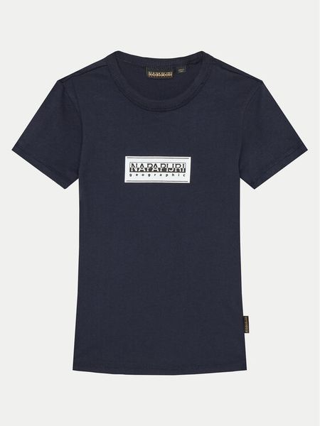 Napapijri T-Shirt Chamois NP0A4HYL M Granatowy Regular Fit. Niebieskie t-shirty i koszulki chłopięce Napapijri, bez wzorów, z bawełny, bez kołnierzyka, bez ramiączek. Za 59.99 zł.