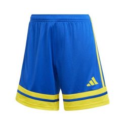 Spodenki damskie adidas Squadra. Niebieskie spodenki sportowe damskie Adidas, l, bez wzorów, z dzianiny, na fitness i siłownię. Za 71.99 zł.