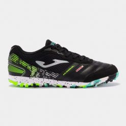 Buty do piłki nożnej dla dorosłych Joma Mundial skórzane treningowe. Czarne obuwie sportowe damskie Joma, bez zapięcia, do piłki nożnej. Za 226.99 zł.