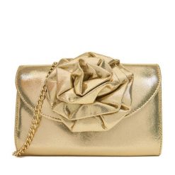 Torebka JENNY. Żółte torebki wieczorowe damskie Jenny, bez wzorów, bez dodatków. Za 119.99 zł.