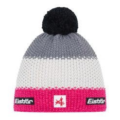 Czapka Eisbar Star Pompon MÜ SA. Czerwone czapki damskie Eisbär, bez wzorów, z wełny. Za 205.51 zł.