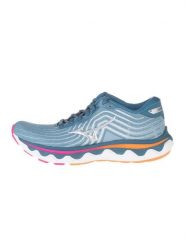 Mizuno Buty "Wave Horizon 6" w kolorze błękitnym do biegania rozmiar: 36,5. Niebieskie obuwie sportowe damskie Mizuno, z materiału, bez zapięcia, do biegania. Za 198.10 zł.