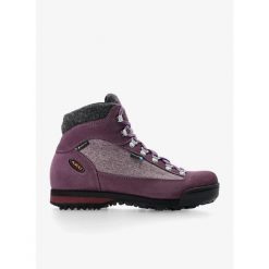 Buty trekkingowe damskie AKU Ultra Light Warm GTX. Fioletowe obuwie trekkingowe damskie Aku, bez zapięcia. Za 881.99 zł.