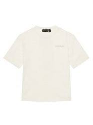 Napapijri T-Shirt S-Ahr NP0A88ZO D Écru Regular Fit. T-shirty i koszulki chłopięce Napapijri, bez wzorów, z bawełny, bez kołnierzyka, bez ramiączek. Za 89.99 zł.