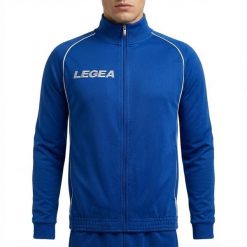 Kurtka Biegowa Florida Light z Kapturem Niebiesko-Biała. Białe kurtki damskie LEGEA, m, bez wzorów, z bawełny, bez kaptura. Za 72.00 zł.