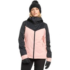 Kurtka narciarska damska Roxy Free Jet Block. Zielone kurtki damskie Roxy, na zimę, l, bez wzorów, z poliesteru, bez kaptura. Za 441.00 zł.