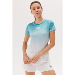 Damska koszulka biegowa Rough Radical Support Tee Women. Niebieskie bluzki damskie ROUGH RADICAL, l, bez wzorów, bez kołnierzyka, bez ramiączek. Za 129.90 zł.