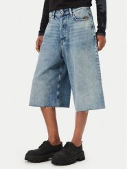 G-Star Raw Bermudy Patti D29024-D536 Niebieski Regular Fit. Niebieskie szorty damskie G-Star Raw, bez wzorów, z bawełny. Za 343.99 zł.