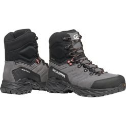 Buty zimowe Scarpa Rush Polar GTX WMN. Szare obuwie trekkingowe damskie Scarpa, z gore-texu, bez zapięcia. Za 1,302.15 zł.