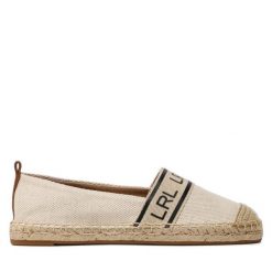 Espadryle LAUREN RALPH LAUREN. Brązowe espadryle damskie Lauren Ralph Lauren, bez wzorów, bez obcasa. Za 309.99 zł.