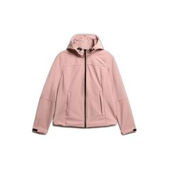 Damska kurtka z kapturem Superdry Classic Trekker. Czerwone kurtki damskie Superdry, bez wzorów, z kapturem. Za 405.40 zł.