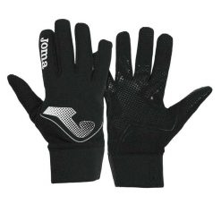 Rękawiczki Unisex Dla Dorosłych Żebrowane. Czarne rękawiczki damskie Joma, bez wzorów. Za 101.99 zł.