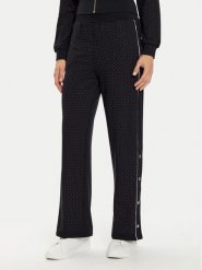 Liu Jo Spodnie dresowe TF4272 FS576 Czarny Regular Fit. Czarne spodnie dresowe damskie Liu Jo, s, bez wzorów, z dresówki. Za 349.99 zł.