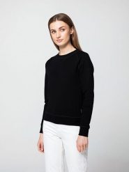 Basiclo Bluza w kolorze czarnym rozmiar: S. Czarne bluzy damskie Basiclo, s, bez wzorów, bez kaptura. Za 92.64 zł.