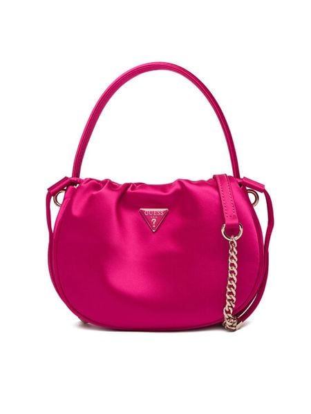 Guess Torebka Elsie Mini HWSE96 50750 Różowy. Czerwone torebki klasyczne damskie Guess, z materiału, bez dodatków. Za 589.99 zł.