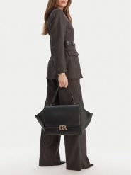 GINO ROSSI Torebka EO-KY-183 Czarny. Czarne torebki klasyczne damskie Gino Rossi, z materiału, bez dodatków. Za 329.99 zł.