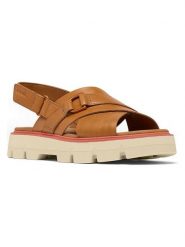 Sorel Sandały "Rein CB" w kolorze jasnobrązowym rozmiar: 39. Brązowe sandały damskie Sorel, bez wzorów, z otwartym noskiem, bez obcasa, bez zapięcia. Za 264.15 zł.