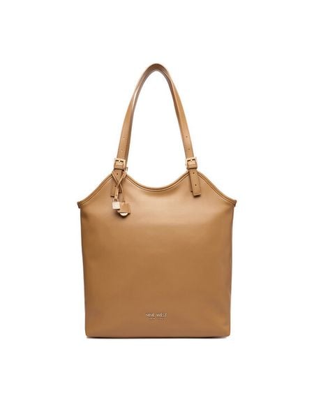 Nine West Torebka CEO-Sensa-LDA8373 Brązowy. Brązowe shopper bag Nine West, z materiału, bez dodatków. Za 199.99 zł.