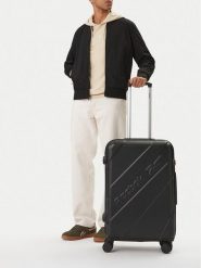 Reebok Walizka średnia CEO-RBK-028-M Czarny. Czarne walizki Reebok, bez wzorów, średnie. Za 319.99 zł.