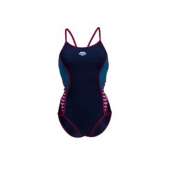 Damski kostium kąpielowy 1-częściowy Arena Icons Super Fly. Niebieskie stroje jednoczęściowe Arena, bez wzorów. Za 283.00 zł.