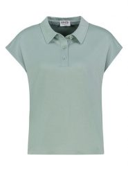 Sublevel Koszulka polo w kolorze miętowym rozmiar: XS. Zielone bluzki damskie Sublevel, xs, bez wzorów, bez kołnierzyka, bez ramiączek. Za 43.99 zł.