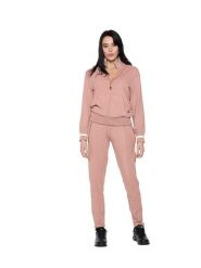 Bluza z zamek błyskawiczny na co dzień na siłownię. Czarne bluzy damskie LEONE 1947 APPAREL, l, bez wzorów, z dresówki, bez kaptura. Za 522.04 zł.